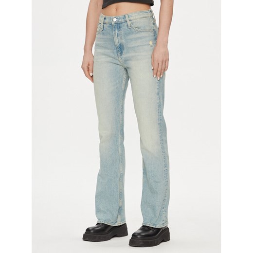 Calvin Klein Jeans Jeansy Authentic J20J222449 Niebieski Bootcut Fit ze sklepu MODIVO w kategorii Jeansy damskie - zdjęcie 182655889