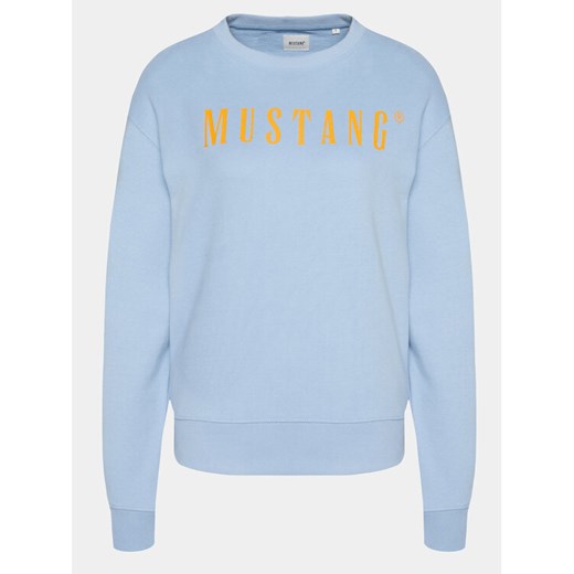 Mustang Bluza Aberdeen 1014960 Błękitny Regular Fit ze sklepu MODIVO w kategorii Bluzy damskie - zdjęcie 182655935