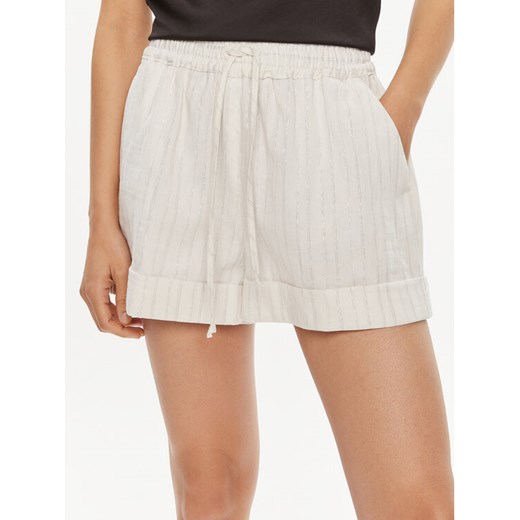 TWINSET Szorty materiałowe 241TT2223 Biały Loose Fit ze sklepu MODIVO w kategorii Szorty - zdjęcie 182655946