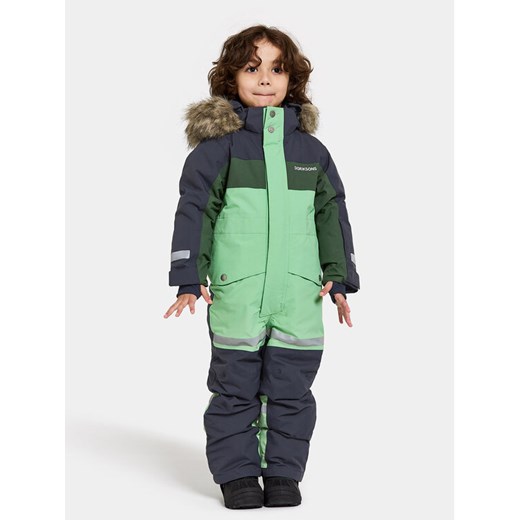 Didriksons Kombinezon zimowy Bjärven 505466 Zielony Regular Fit ze sklepu MODIVO w kategorii Kombinezony chłopięce - zdjęcie 182655987