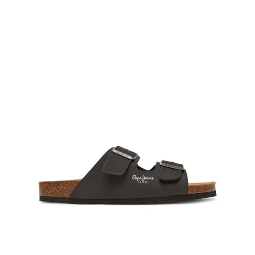 Pepe Jeans Klapki PMS80003 Czarny ze sklepu MODIVO w kategorii Klapki męskie - zdjęcie 182656095