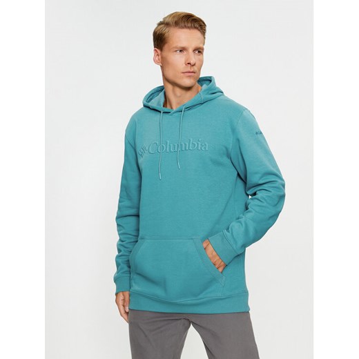 Columbia Bluza CSC Basic Logo™ II Hoodie Niebieski Regular Fit ze sklepu MODIVO w kategorii Bluzy męskie - zdjęcie 182656096