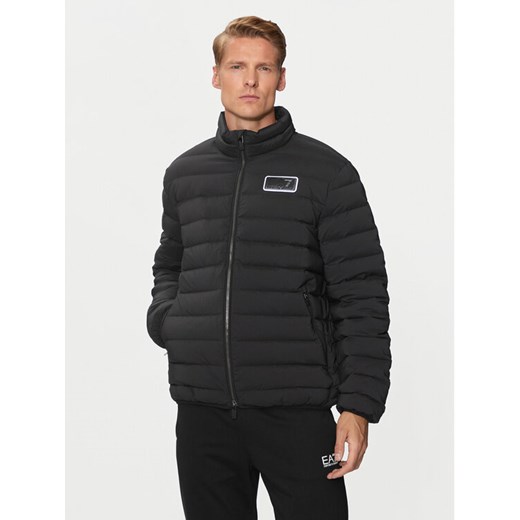 EA7 Emporio Armani Kurtka puchowa 6DPB14 PNHAZ 1200 Czarny Regular Fit ze sklepu MODIVO w kategorii Kurtki męskie - zdjęcie 182656157