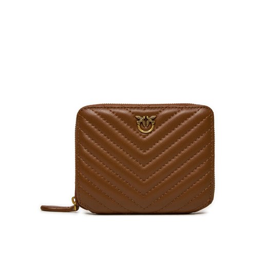Pinko Duży Portfel Damski Taylor Zip Around . AI 24-25 PCPL 100249 A0GK Brązowy ze sklepu MODIVO w kategorii Portfele damskie - zdjęcie 182656186