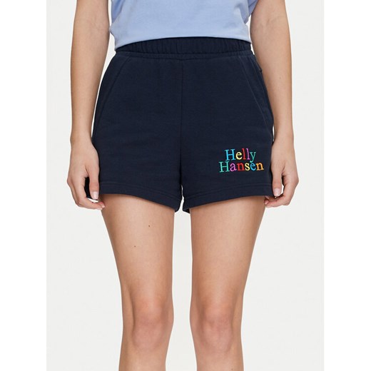 Helly Hansen Szorty sportowe W Core Sweat Shorts 54081 Granatowy Regular Fit ze sklepu MODIVO w kategorii Szorty - zdjęcie 182656215