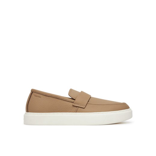 Calvin Klein Mokasyny Moccasin Lth Unlined HM0HM01813 Brązowy ze sklepu MODIVO w kategorii Mokasyny męskie - zdjęcie 182656236