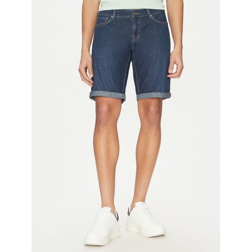 Guess Szorty jeansowe M5GD01 D5MZ1 Granatowy Regular Fit ze sklepu MODIVO w kategorii Spodenki męskie - zdjęcie 182656256