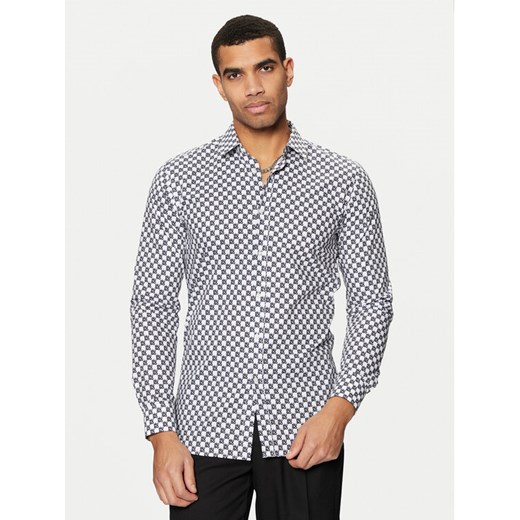 HUGO Koszula Elisha02 50534076 Czarny Extra Slim Fit ze sklepu MODIVO w kategorii Koszule męskie - zdjęcie 182656297