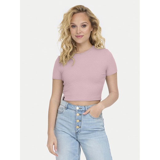 ONLY T-Shirt Betty 15311891 Fioletowy Regular Fit ze sklepu MODIVO w kategorii Bluzki damskie - zdjęcie 182656316