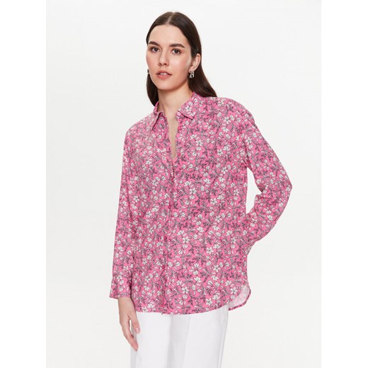 United Colors Of Benetton Koszula 5T17DQ02Y Różowy Relaxed Fit ze sklepu MODIVO w kategorii Koszule damskie - zdjęcie 182656349