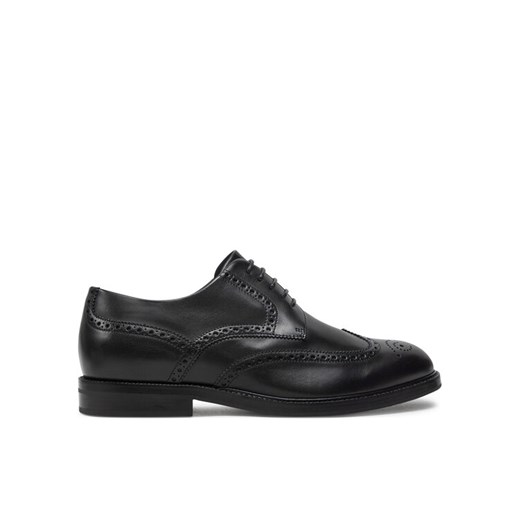 Boss Półbuty Dressletic Derb bubr 50521227 Czarny ze sklepu MODIVO w kategorii Buty eleganckie męskie - zdjęcie 182656369