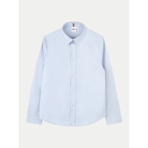 Boss Koszula J51130 M Błękitny Regular Fit ze sklepu MODIVO w kategorii Koszule chłopięce - zdjęcie 182656379