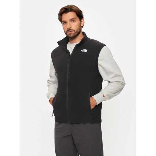 The North Face Kamizelka Glacier NF0A7SSL Czarny Regular Fit ze sklepu MODIVO w kategorii Kamizelki męskie - zdjęcie 182656459