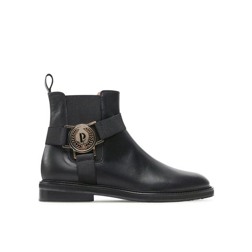 Pollini Sztyblety SA21043G1FTC0000 Czarny ze sklepu MODIVO w kategorii Botki - zdjęcie 182656508