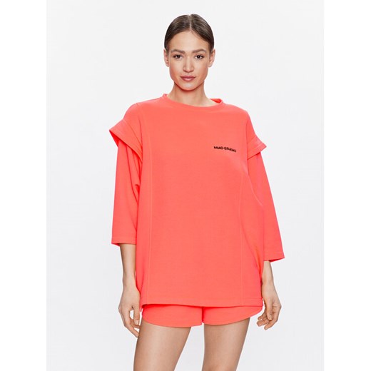 MMC Studio Bluza Loretta Różowy Relaxed Fit ze sklepu MODIVO w kategorii Bluzy damskie - zdjęcie 182656529