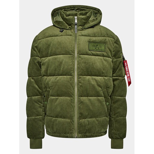 Alpha Industries Kurtka zimowa Cord 138118 Zielony Regular Fit ze sklepu MODIVO w kategorii Kurtki męskie - zdjęcie 182656536