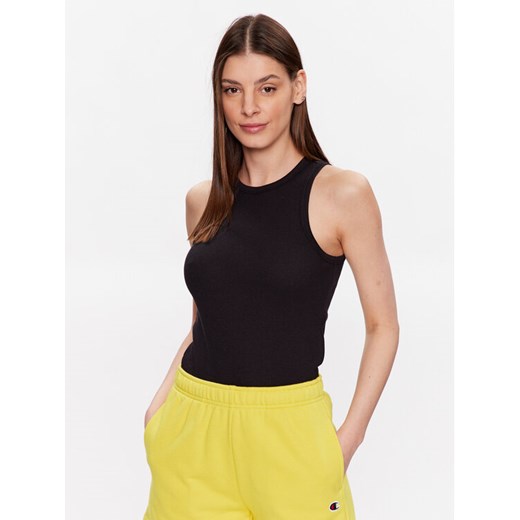 Champion Top 116251 Czarny Regular Fit ze sklepu MODIVO w kategorii Bluzki damskie - zdjęcie 182656547