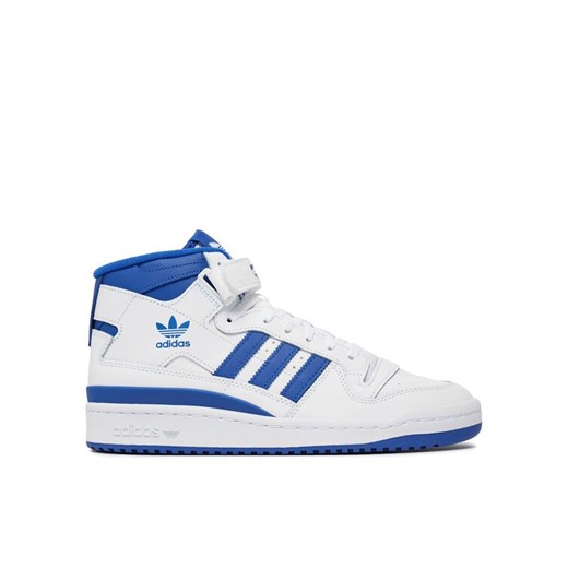 adidas Sneakersy Forum Mid IG3755 Biały ze sklepu MODIVO w kategorii Buty sportowe męskie - zdjęcie 182656548