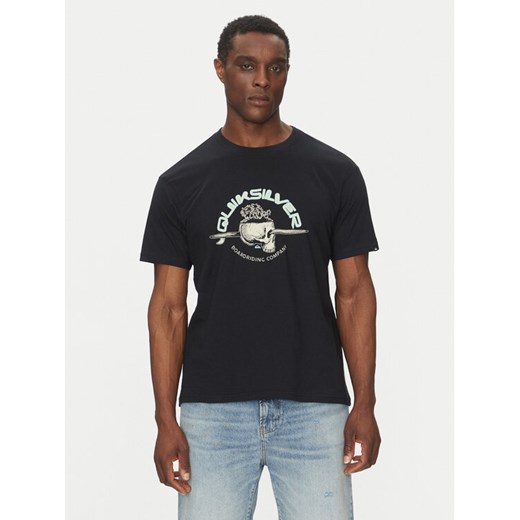 Quiksilver T-Shirt EQYZT08056 Czarny Regular Fit ze sklepu MODIVO w kategorii T-shirty męskie - zdjęcie 182656566