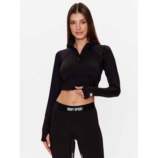 DKNY Sport Bluzka DP2T9232 Czarny Classic Fit ze sklepu MODIVO w kategorii Bluzki damskie - zdjęcie 182656605