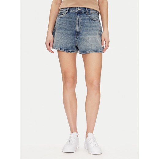 Tommy Hilfiger Szorty jeansowe WW0WW44384 Niebieski Regular Fit ze sklepu MODIVO w kategorii Szorty - zdjęcie 182656657