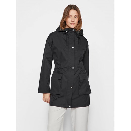 Vila Parka Kahara 14089615 Czarny Regular Fit ze sklepu MODIVO w kategorii Parki damskie - zdjęcie 182656705