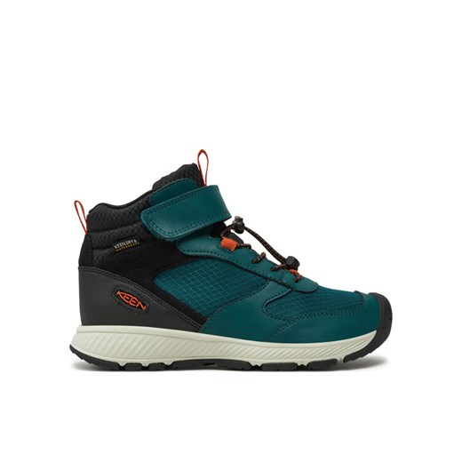Keen Sneakersy Skua Waterproof Boot 1029540 Zielony ze sklepu MODIVO w kategorii Buty sportowe dziecięce - zdjęcie 182656738