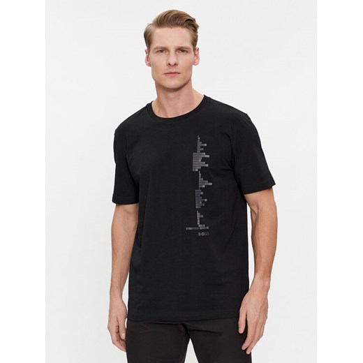 Boss T-Shirt 50506340 Czarny Regular Fit S MODIVO