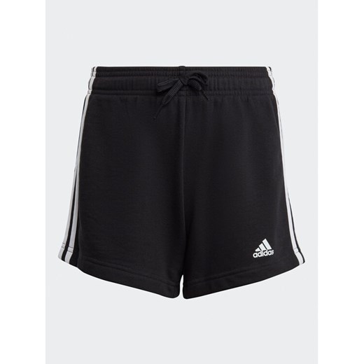 adidas Szorty sportowe Essentials 3-Stripes Shorts IC3631 Czarny Regular Fit 13_14Y MODIVO
