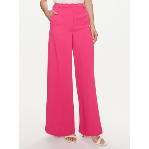 Silvian Heach Spodnie materiałowe Pallis GPP24002PA Różowy Wide Leg ze sklepu MODIVO w kategorii Spodnie damskie - zdjęcie 182656808