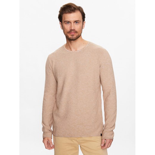 INDICODE Bluza Kristian 35-128 Beżowy Regular Fit ze sklepu MODIVO w kategorii Bluzy męskie - zdjęcie 182656837