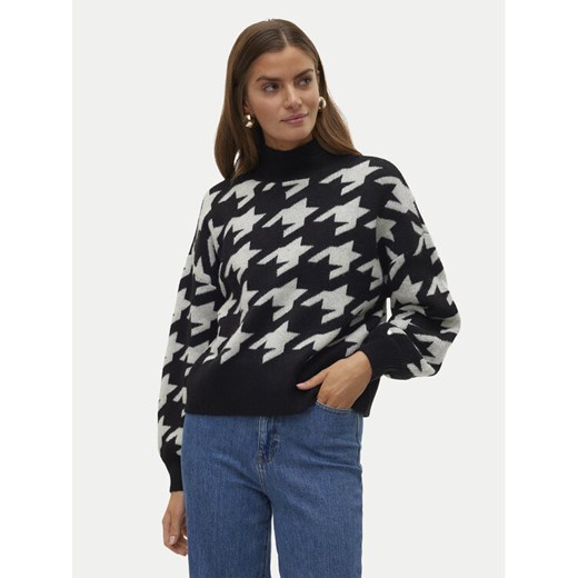 Vero Moda Golf Mira 10311089 Czarny Regular Fit ze sklepu MODIVO w kategorii Swetry damskie - zdjęcie 182656857