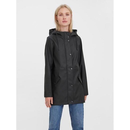 Vero Moda Kurtka przeciwdeszczowa Malou 10266982 Czarny Regular Fit ze sklepu MODIVO w kategorii Kurtki damskie - zdjęcie 182656868