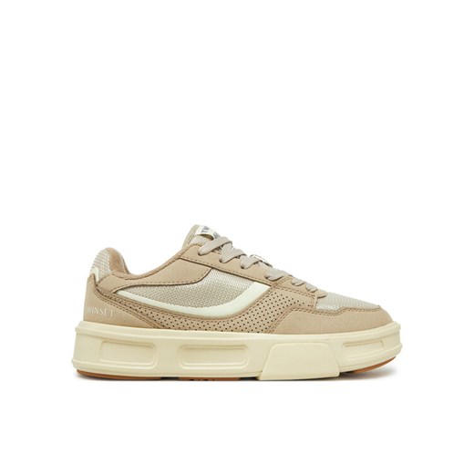 TWINSET Sneakersy 251TCP034 Beżowy ze sklepu MODIVO w kategorii Buty sportowe damskie - zdjęcie 182656869