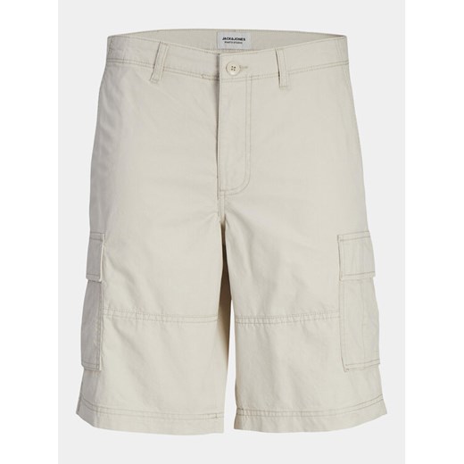 Jack&Jones Junior Szorty materiałowe Jpstcole 12254171 Beżowy Loose Fit ze sklepu MODIVO w kategorii Spodenki chłopięce - zdjęcie 182656878
