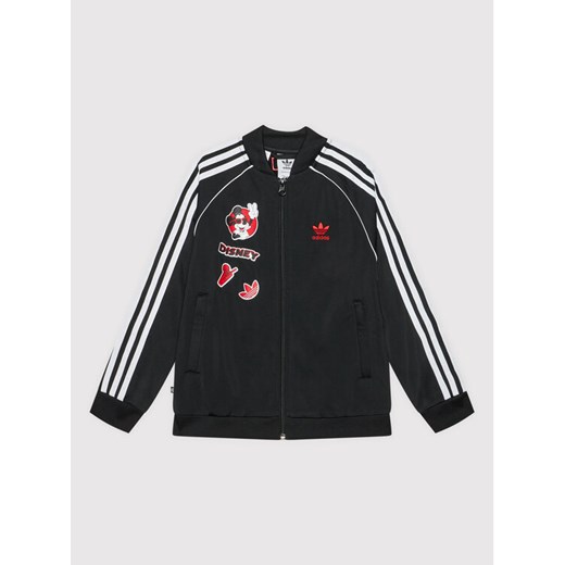 adidas Bluza Disney Mickey And Friends HF7577 Czarny Regular Fit ze sklepu MODIVO w kategorii Bluzy dziewczęce - zdjęcie 182656906