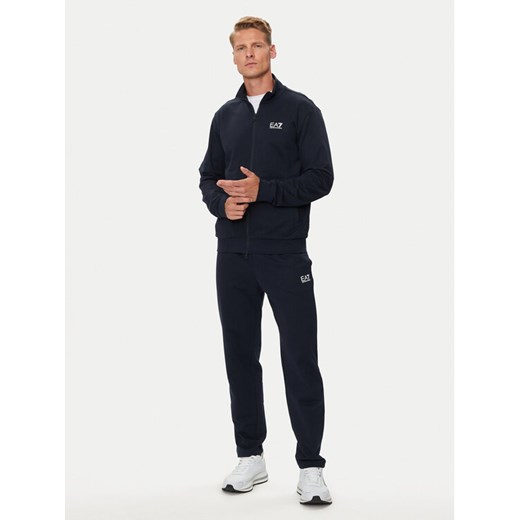 EA7 Emporio Armani Dres 8NPV61 PJVRZ 1562 Granatowy Regular Fit ze sklepu MODIVO w kategorii Dresy męskie - zdjęcie 182656946