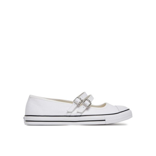 Converse Baleriny Chuck Taylor All Star Dainty Mary Jane A11552C Biały ze sklepu MODIVO w kategorii Balerinki - zdjęcie 182656988