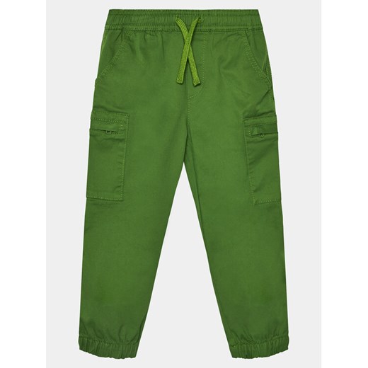 United Colors Of Benetton Joggery 4HK2GF013 Zielony Regular Fit ze sklepu MODIVO w kategorii Spodnie chłopięce - zdjęcie 182657007