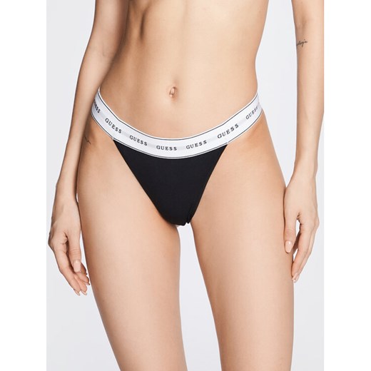 Guess Figi brazylijskie Carrie O2BE04 KBBU1 Czarny ze sklepu MODIVO w kategorii Majtki damskie - zdjęcie 182657099
