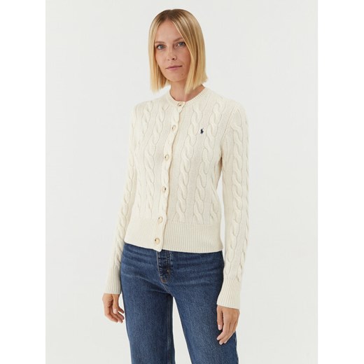 Polo Ralph Lauren Kardigan 211910443003 Écru Regular Fit Polo Ralph Lauren XXL MODIVO