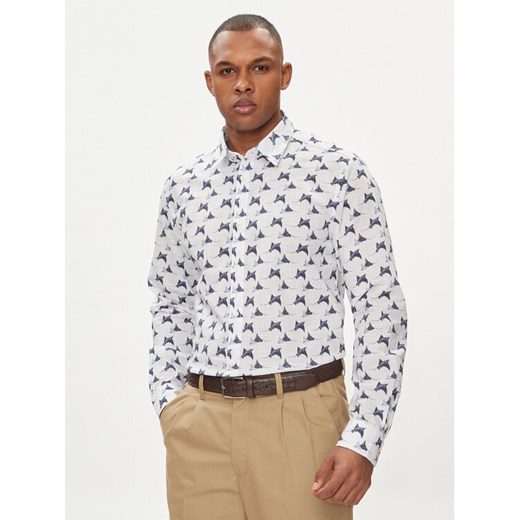 JOOP! Jeans Koszula 22Hanson2 30041317 Beżowy Modern Fit ze sklepu MODIVO w kategorii Koszule męskie - zdjęcie 182657236