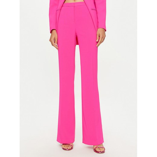 PINKO Spodnie materiałowe Hulka 100054 7624 Różowy Regular Fit ze sklepu MODIVO w kategorii Spodnie damskie - zdjęcie 182657237