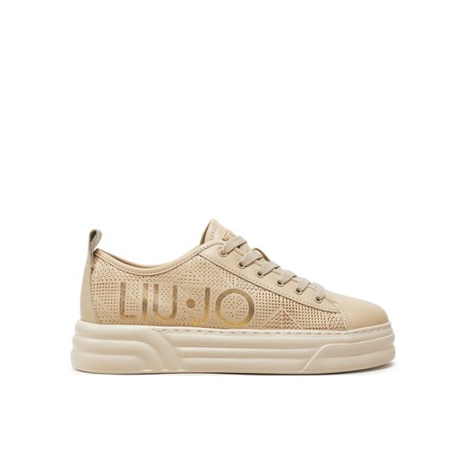 Liu Jo Sneakersy Cleo BF4031 P0102 Beżowy ze sklepu MODIVO w kategorii Buty sportowe damskie - zdjęcie 182657357