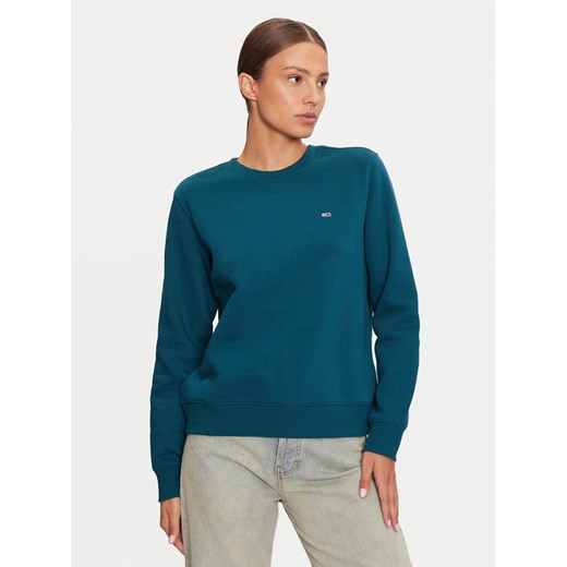 Tommy Jeans Bluza DW0DW19959 Zielony Regular Fit Tommy Jeans XXS MODIVO