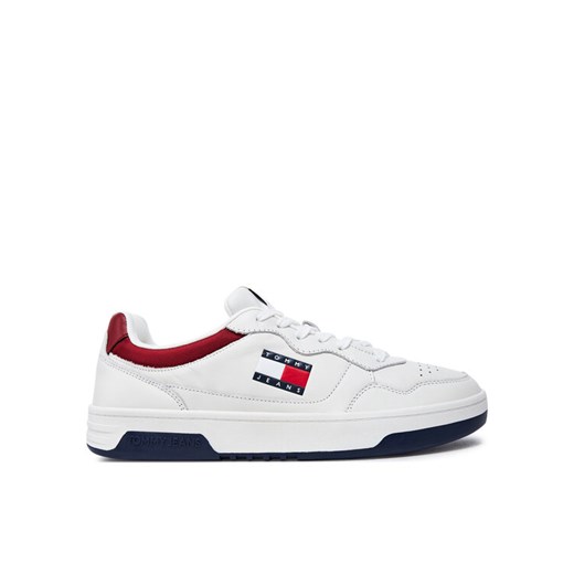 Tommy Jeans Sneakersy (New)Tjm Cupsole Leather Ess EM0EM01443 Biały ze sklepu MODIVO w kategorii Buty sportowe męskie - zdjęcie 182657429