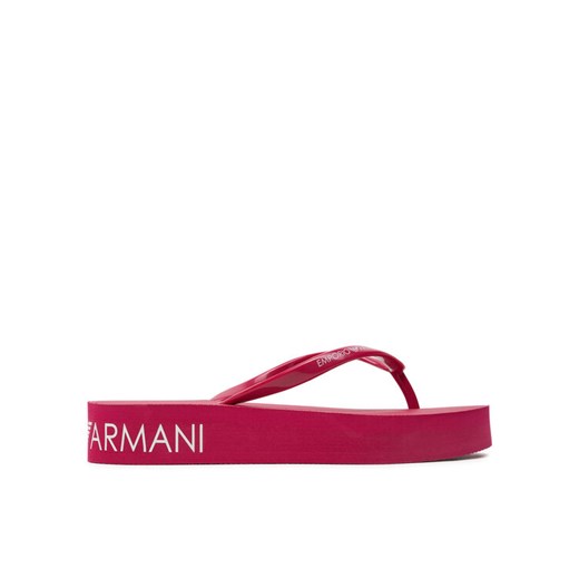 Emporio Armani Klapki XVQS07 XN118 00238 Różowy ze sklepu MODIVO w kategorii Klapki damskie - zdjęcie 182657435