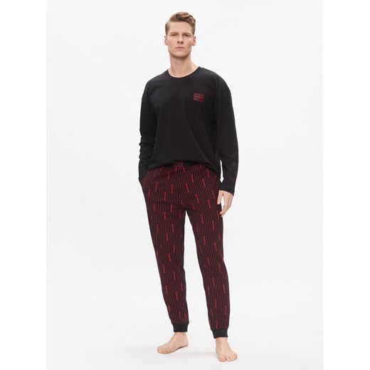 Hugo Piżama Acid Logo 50510471 Czarny Relaxed Fit XL MODIVO