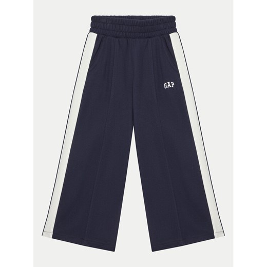 Gap Spodnie dresowe 745910-01 Granatowy Relaxed Fit ze sklepu MODIVO w kategorii Spodnie dziewczęce - zdjęcie 182657549