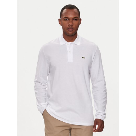 Lacoste Polo L1312 Biały Classic Fit ze sklepu MODIVO w kategorii T-shirty męskie - zdjęcie 182657567